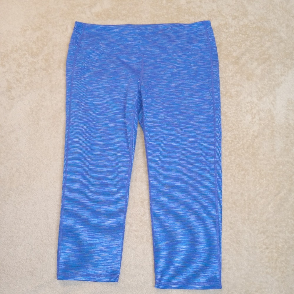 Athleta Woman's Mid Rise Crop Leggings Large Purple‎